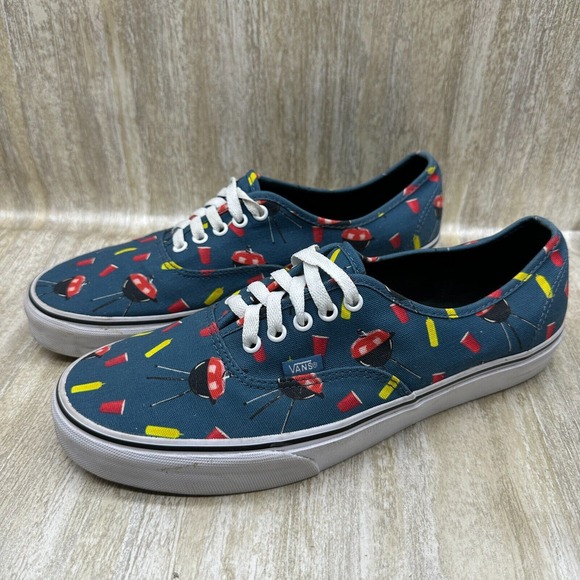 Vans Shoes - Vans‎ BBQ RED SOLO CUP Blue Old Skool Classic Sneakers Men 11.5 Shoes